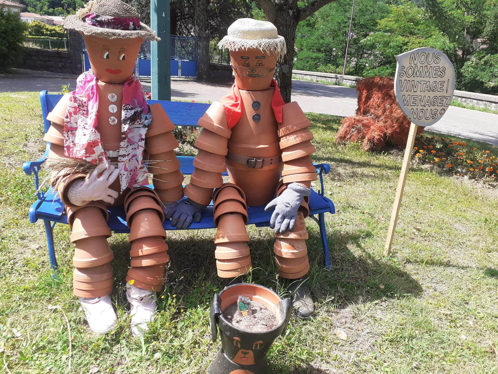 Bohnomes en pots