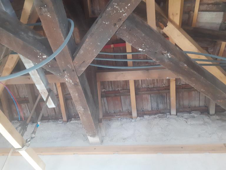 Chantier plafond secretariat CCC